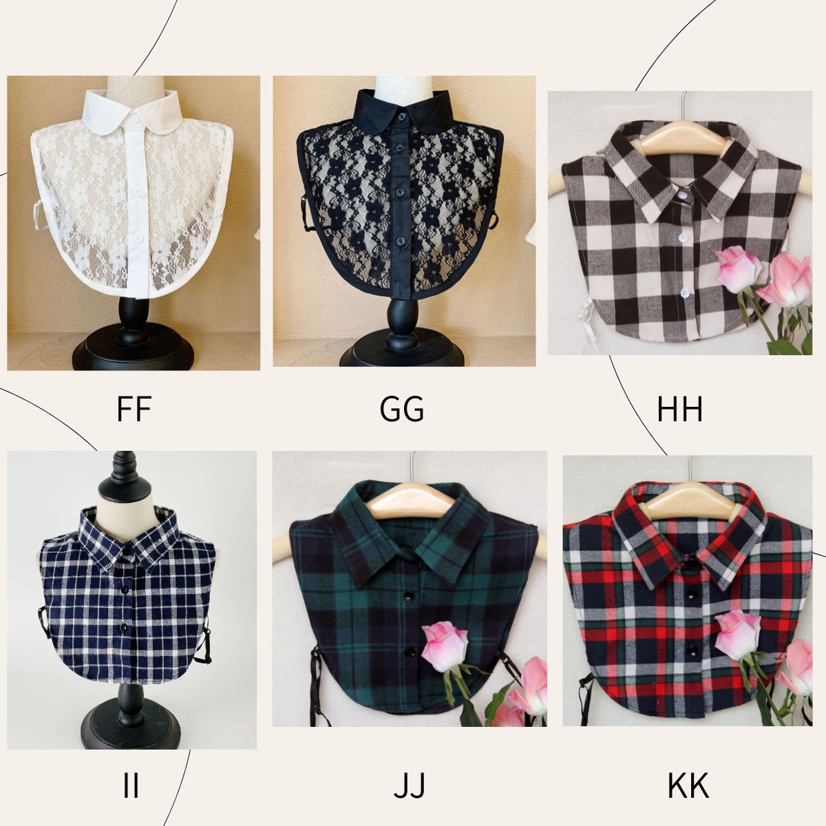 Shirts/フェイクレイヤードシャツ付け襟 ST/No.22344