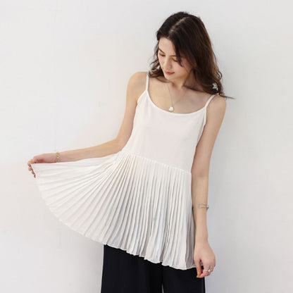 Tops/プリーツ切替キャミソール ST/No.22345