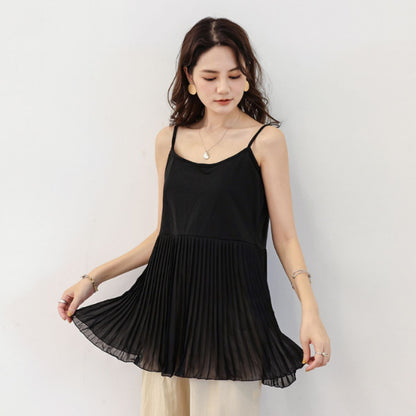 Tops/プリーツ切替キャミソール ST/No.22345