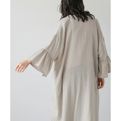 Shirts/ナチュラルロングシャツワンピース ST/No.22346