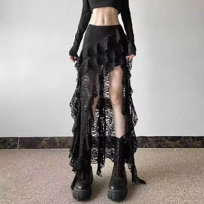 Skirt/レースアシメスカート ST/No.22350