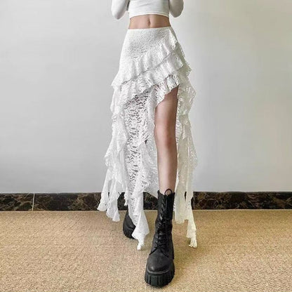 Skirt/レースアシメスカート ST/No.22350