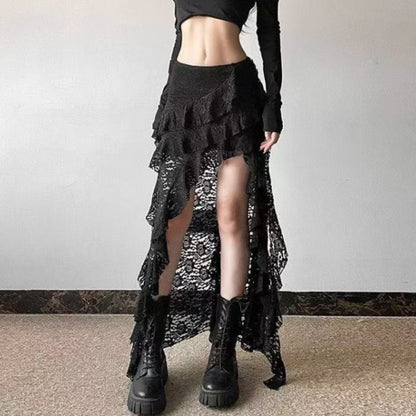 Skirt/レースアシメスカート ST/No.22350