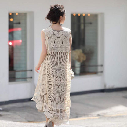 Tops/ロングクロシェワンピース ST/No.22353