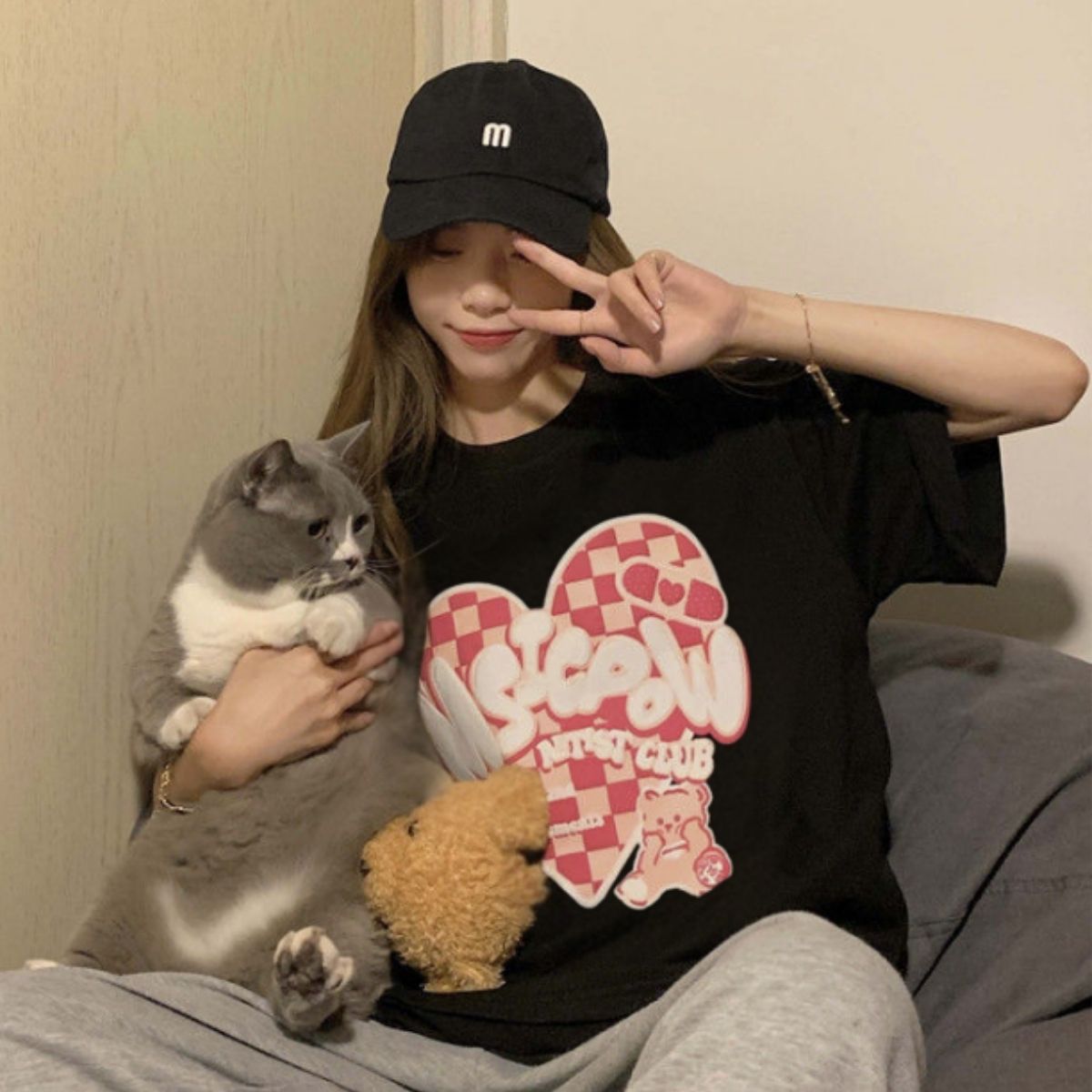 T-Shirts/ハートロゴポップＴシャツ ST/No.22358