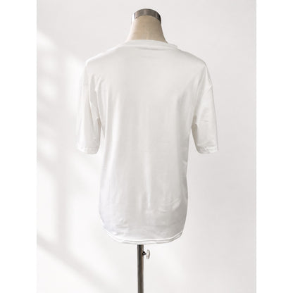 プリントTシャツ ホワイト 実物撮影 背面