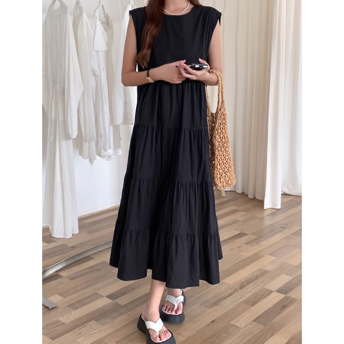 Dress/ティアードロングワンピース ST/No.22359