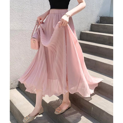 Skirt/プリーツロングスカート ST/No.22373