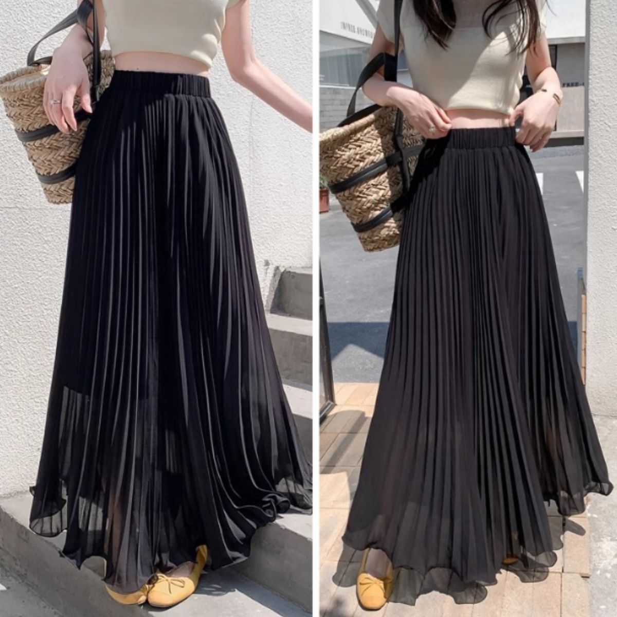Skirt/プリーツロングスカート ST/No.22373
