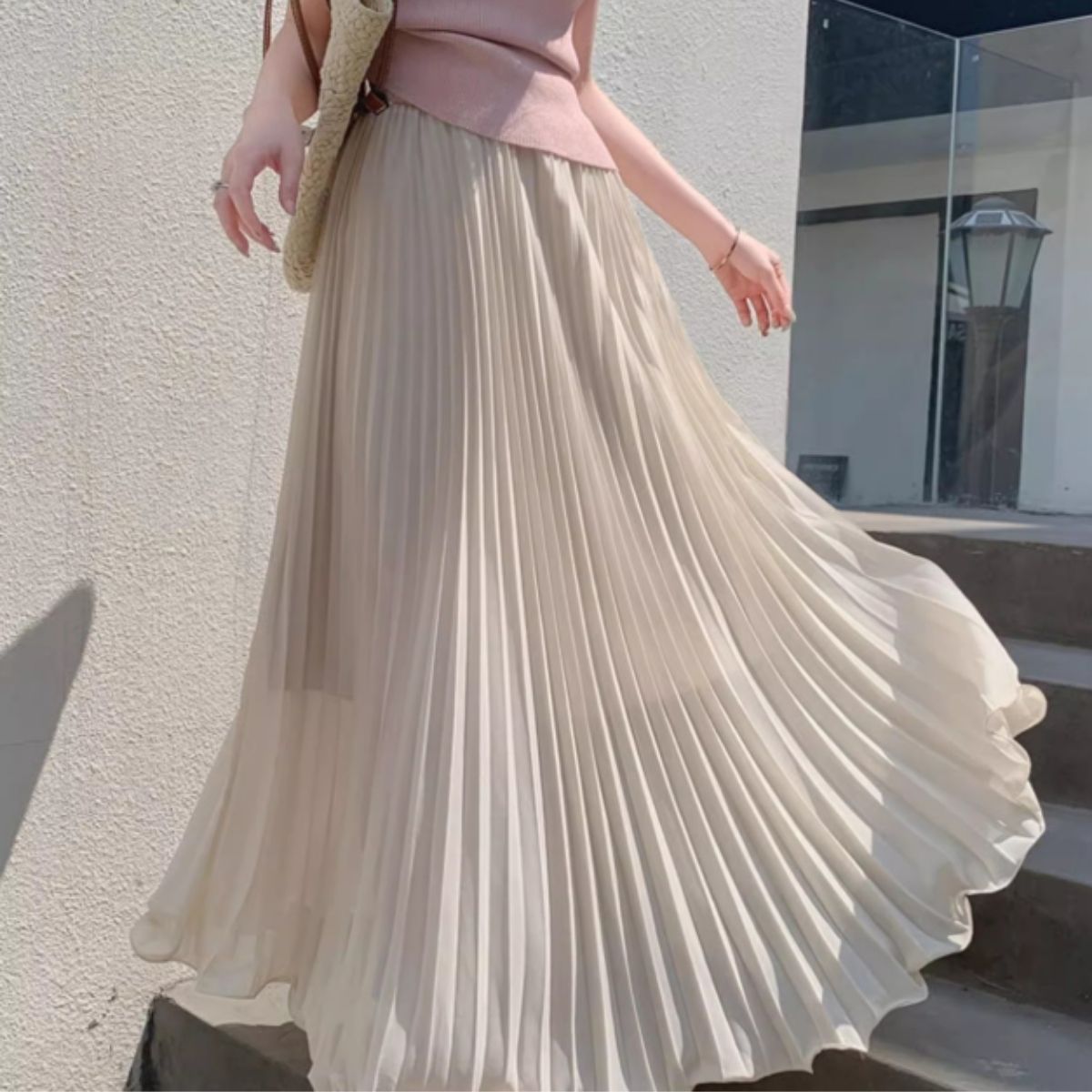 Skirt/プリーツロングスカート ST/No.22373