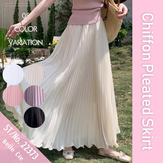 Skirt/プリーツロングスカート ST/No.22373