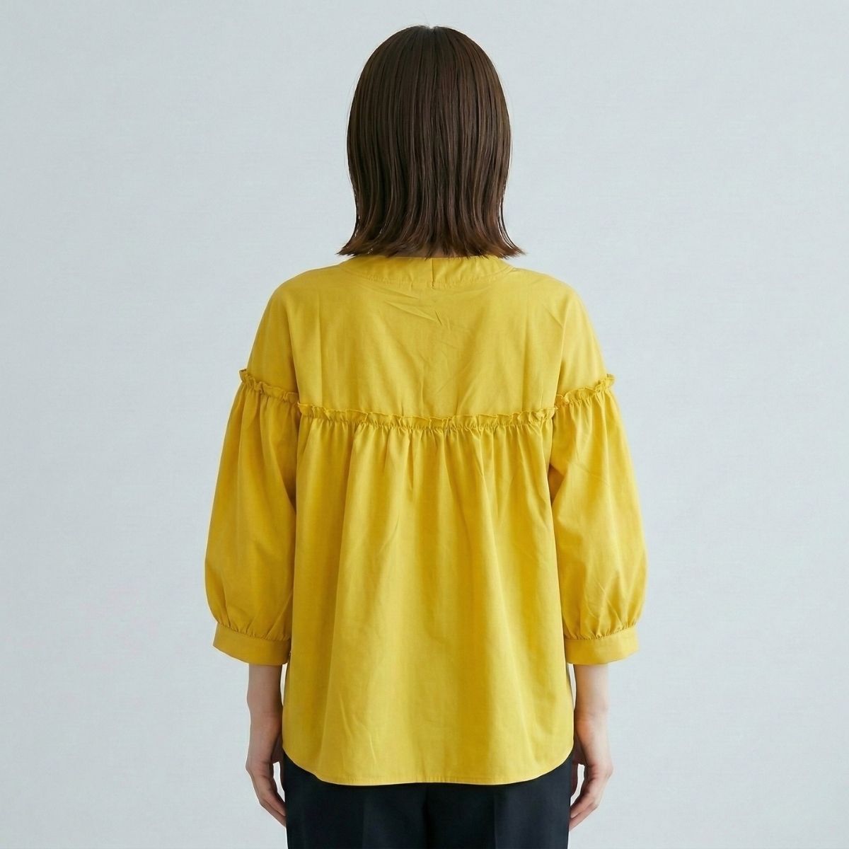 Blouse/フリルバンドカラーブラウス ST/No.22377