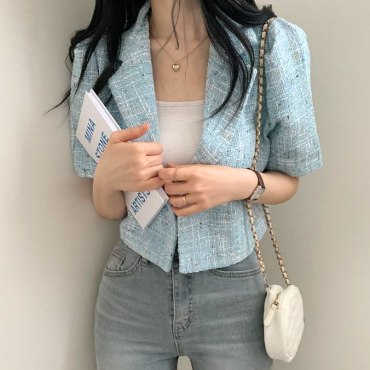 Jacket/ショートツイードジャケット ST/No.22378