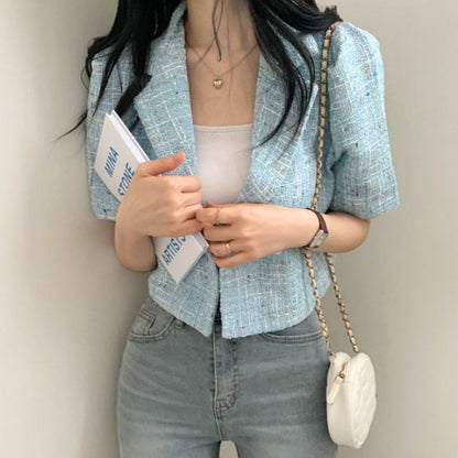Jacket/ショートツイードジャケット ST/No.22378