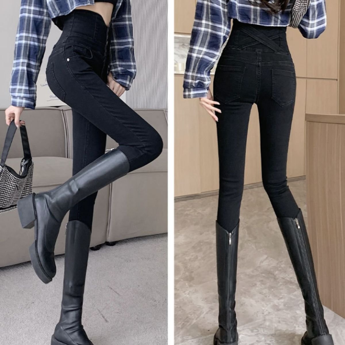 Pants/ハイウエストスキニーデニムパンツ ST/No.22379