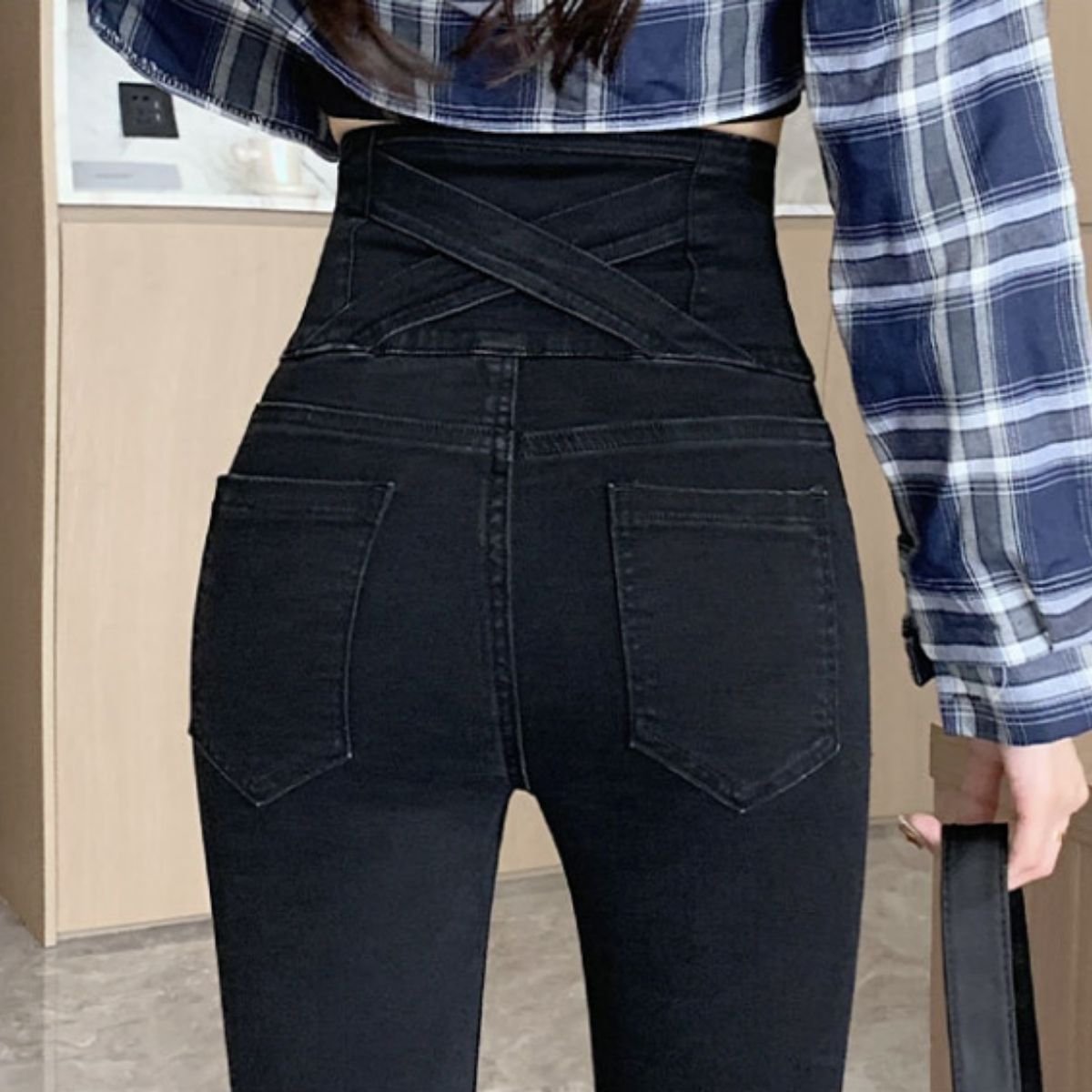 Pants/ハイウエストスキニーデニムパンツ ST/No.22379