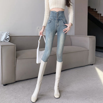 Pants/ハイウエストスキニーデニムパンツ ST/No.22379