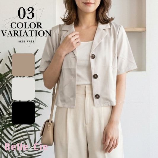 Shirts/半袖テーラードライトアウター ST/No.22380