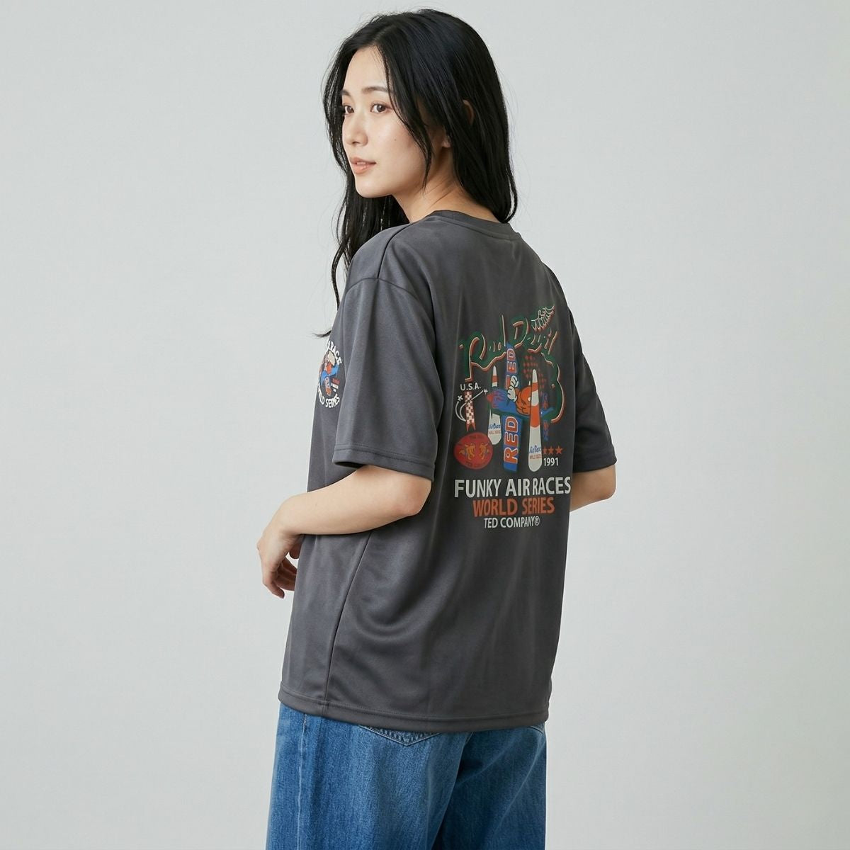 T-Shirts/バックプリントアメカジTシャツ ST/No.22384 – Belle Ćie