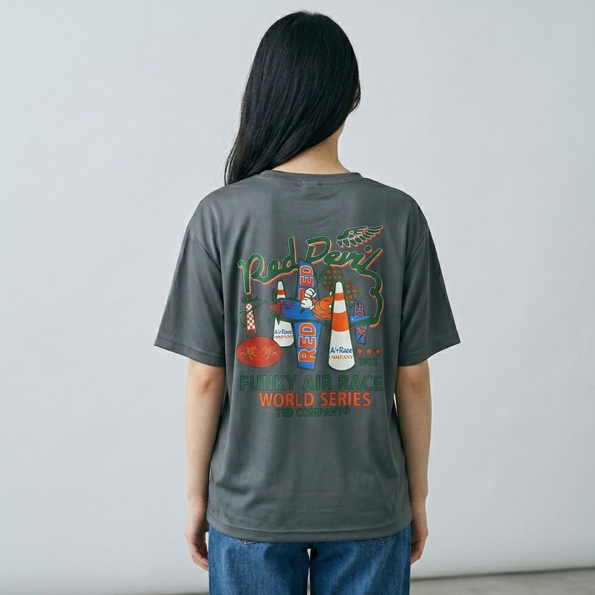 T-Shirts/バックプリントアメカジＴシャツ ST/No.22384