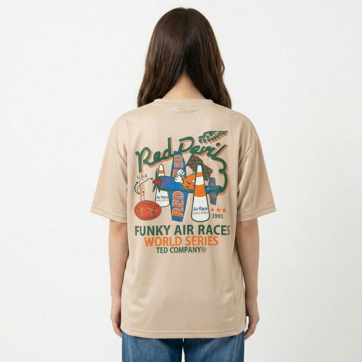 T-Shirts/バックプリントアメカジＴシャツ ST/No.22384