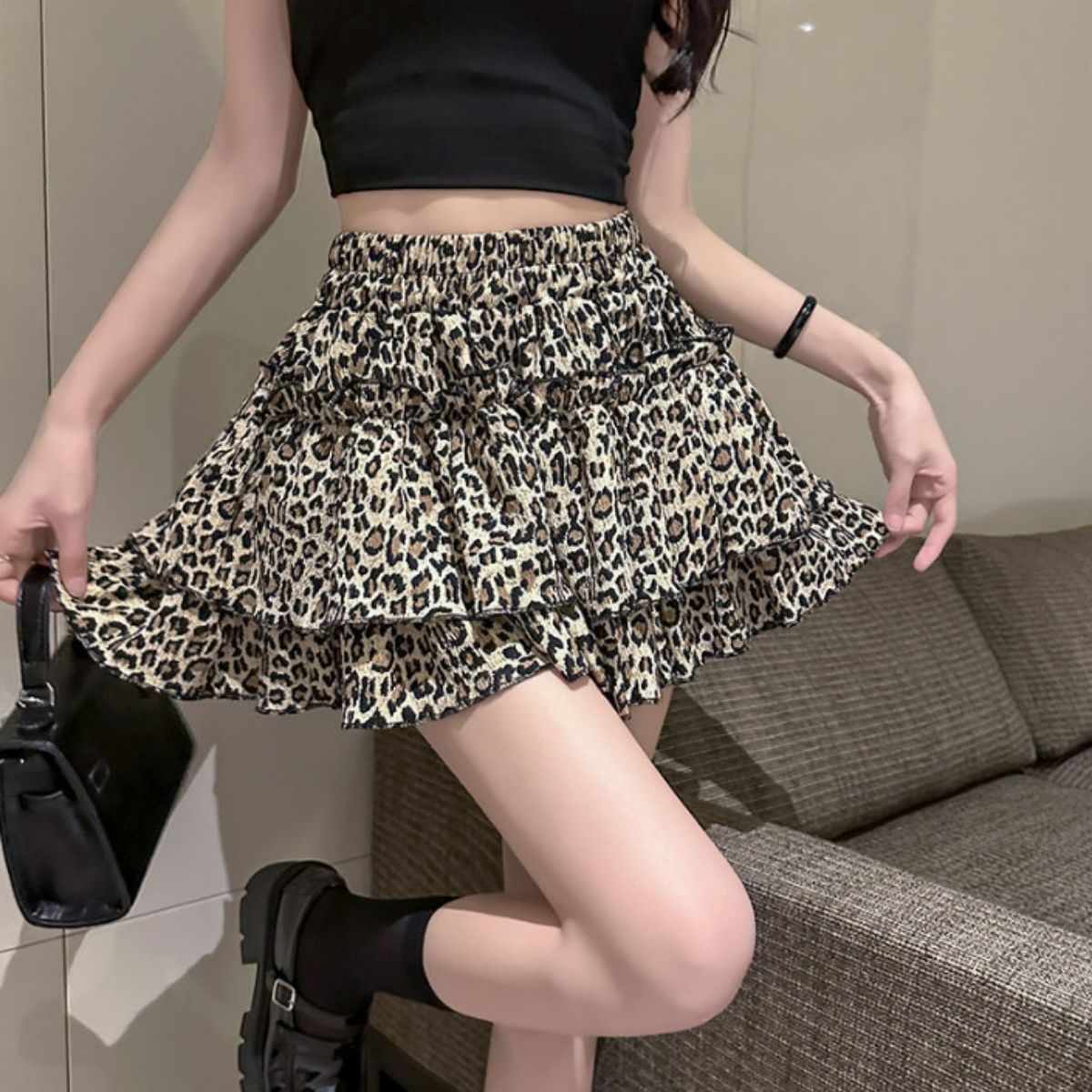 Skirt/ティアードフリルミニスカート ST/No.22385