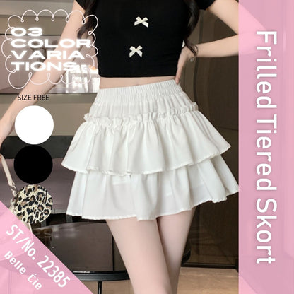 Skirt/ティアードフリルミニスカート ST/No.22385