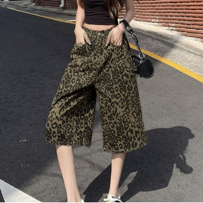 Pants/レオパードハーフパンツ ST/No.22386