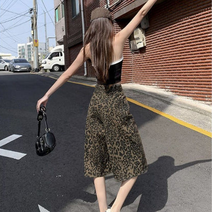Pants/レオパードハーフパンツ ST/No.22386