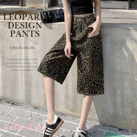 Pants/レオパードハーフパンツ ST/No.22386