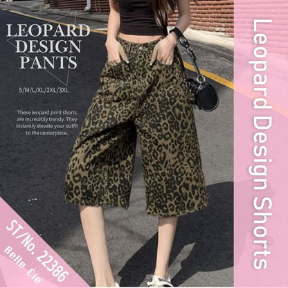 Pants/レオパードハーフパンツ ST/No.22386