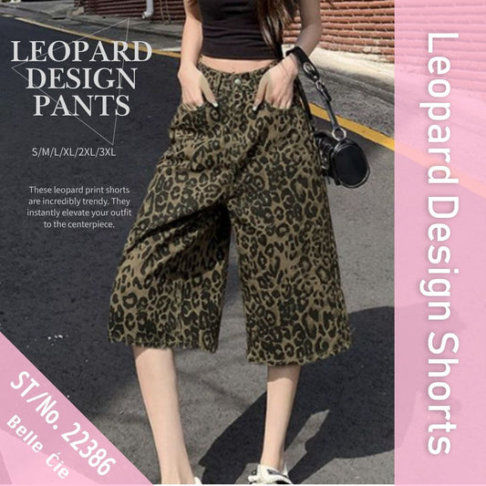 Pants/レオパードハーフパンツ ST/No.22386