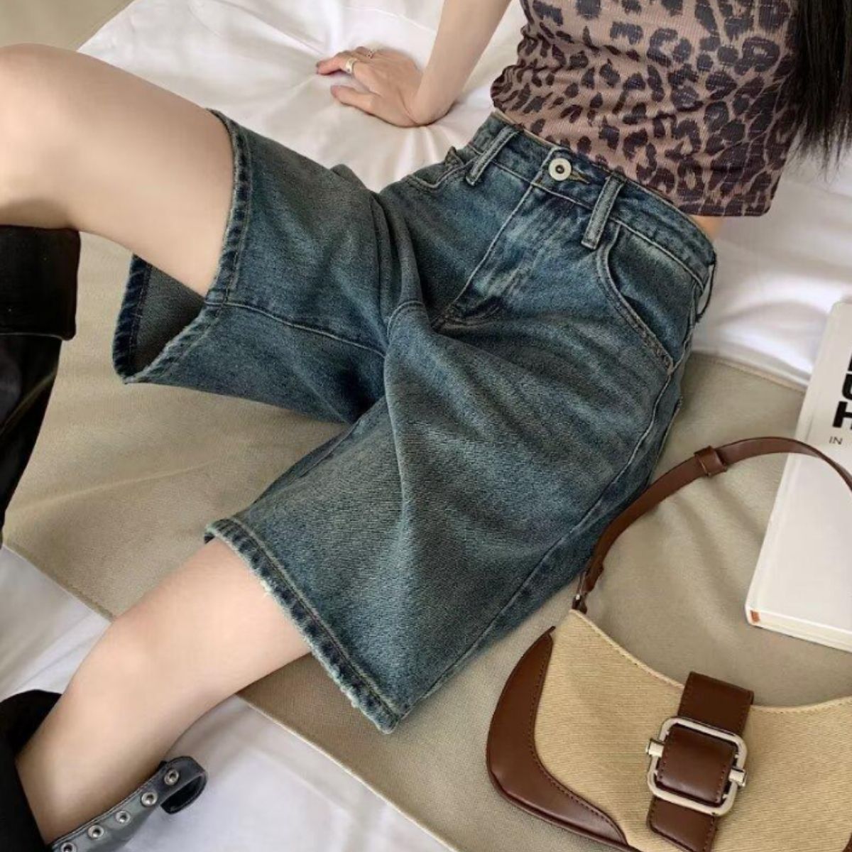 Pants/デニムハーフパンツ ST/No.22387