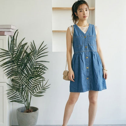 Dress/ミニデニムジャンスカ ST/No.22391
