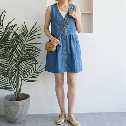 Dress/ミニデニムジャンスカ ST/No.22391