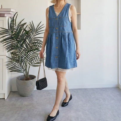 Dress/ミニデニムジャンスカ ST/No.22391
