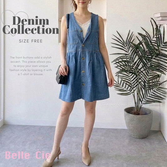 Dress/ミニデニムジャンスカ ST/No.22391