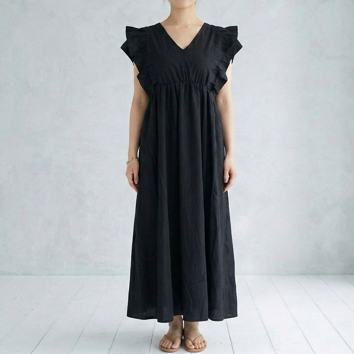 Dress/ギンガムバックシャンワンピース ST/No.22393