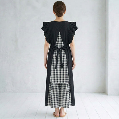 Dress/ギンガムバックシャンワンピース ST/No.22393