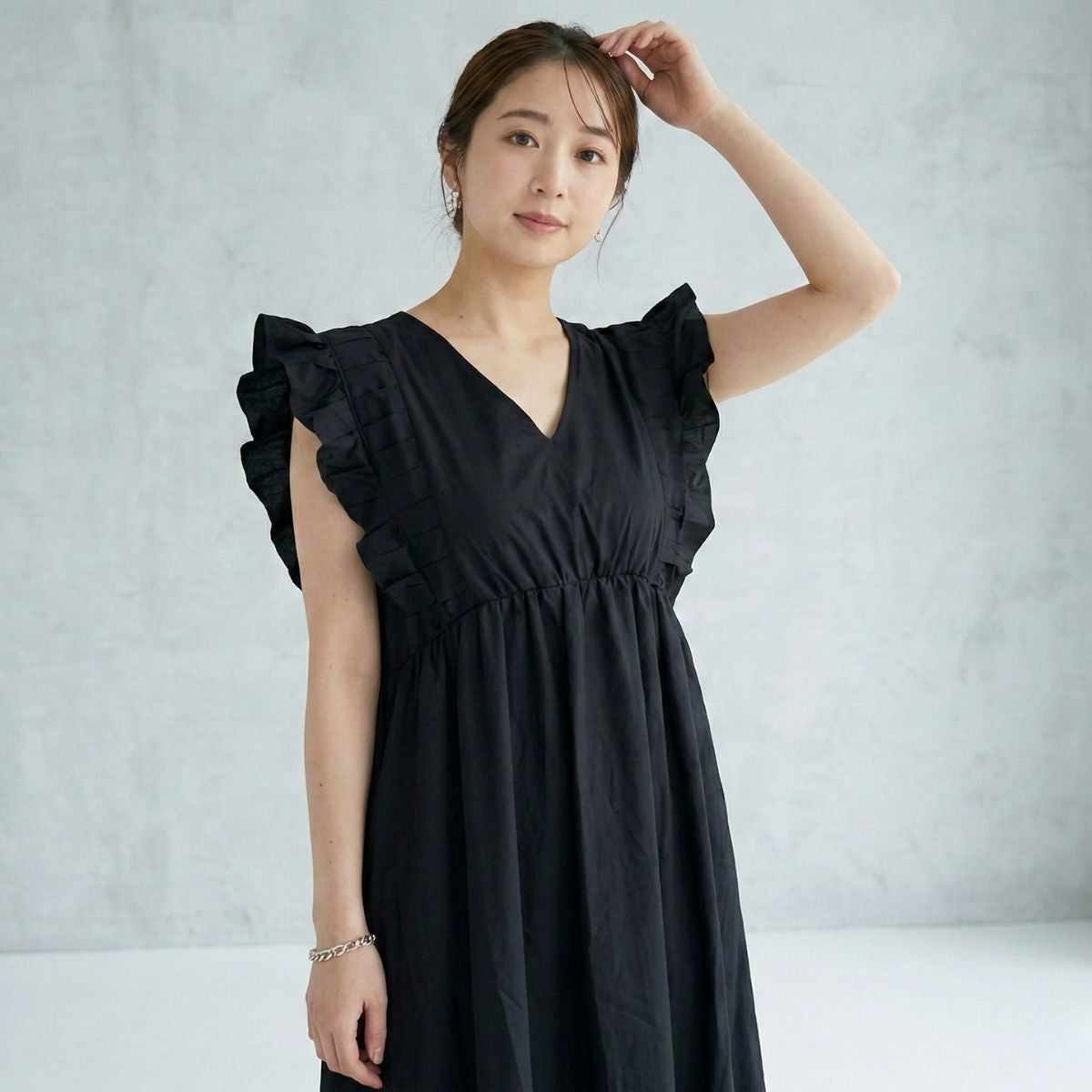 Dress/ギンガムバックシャンワンピース ST/No.22393