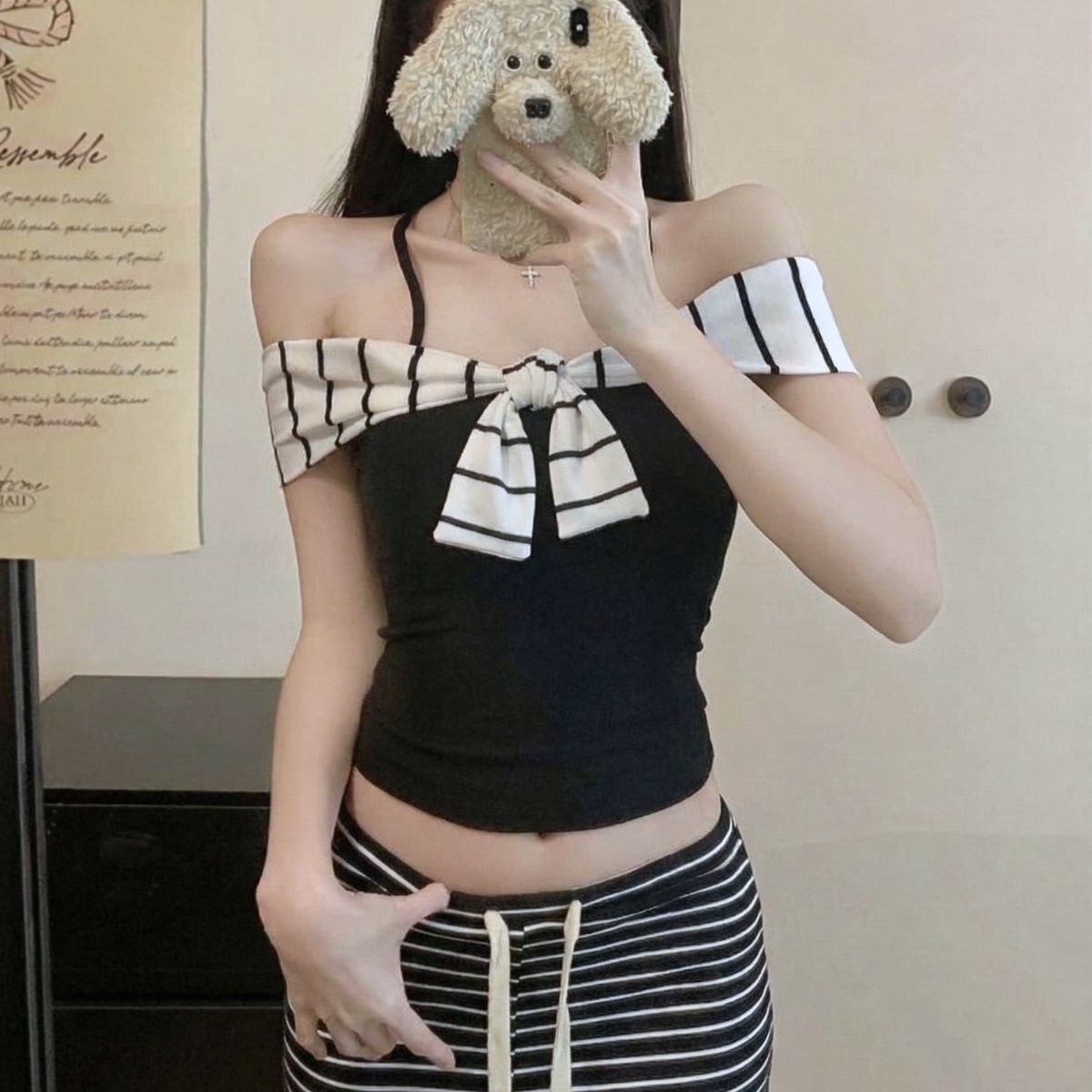 Tops/オフショルタイブラトップキャミ ST/No.22395