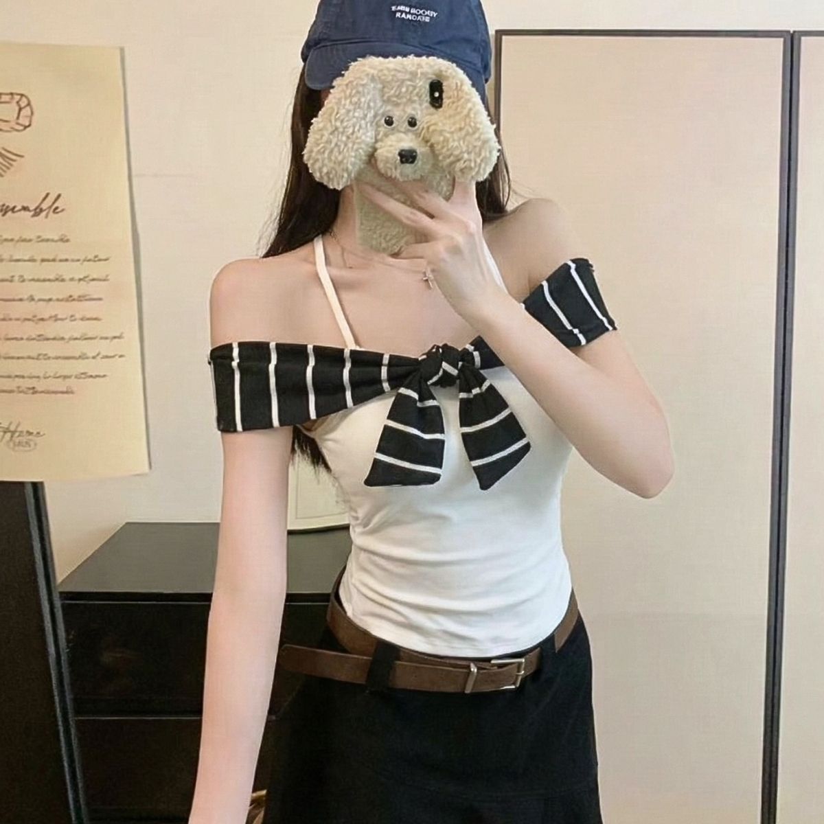 Tops/オフショルタイブラトップキャミ ST/No.22395