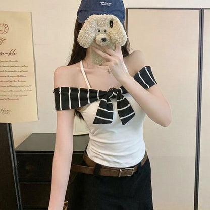 Tops/オフショルタイブラトップキャミ ST/No.22395