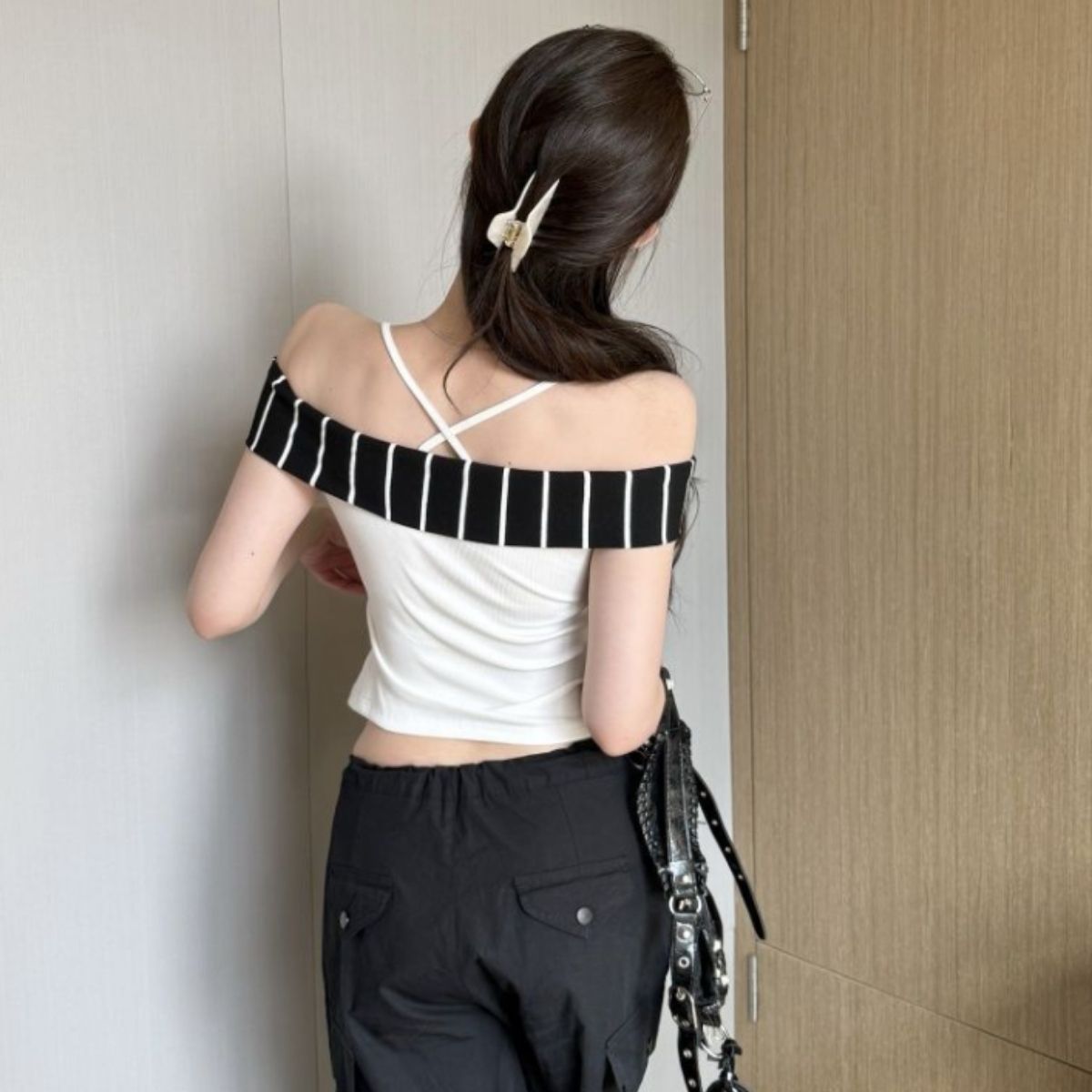 Tops/オフショルタイブラトップキャミ ST/No.22395