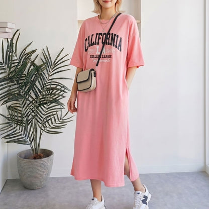 Dress/カレッジロゴマキシワンピース ST/No.22403