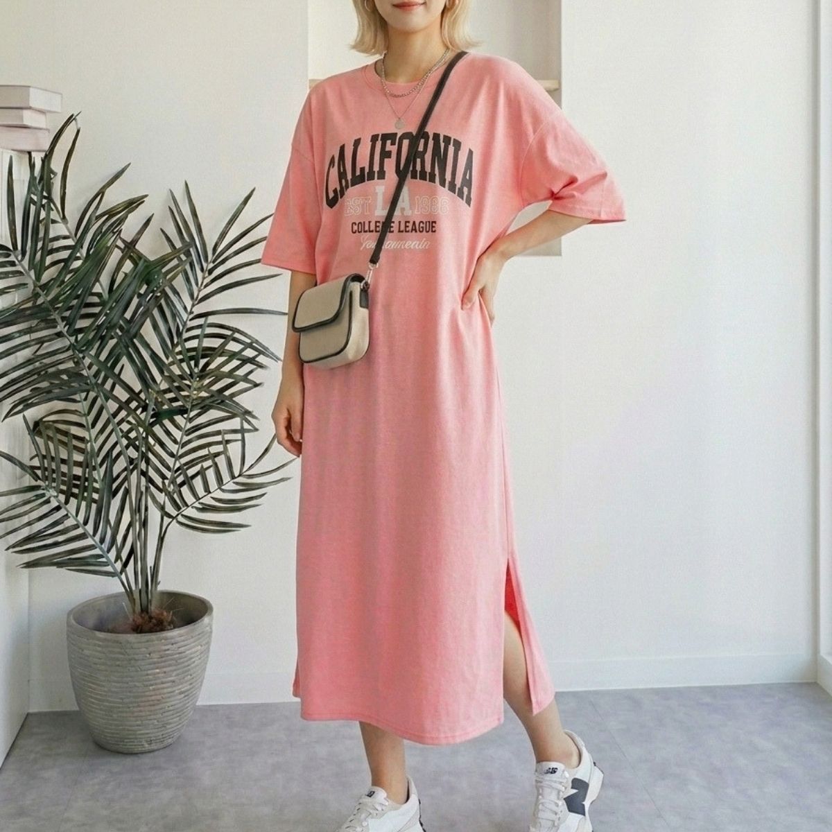 Dress/カレッジロゴマキシワンピース ST/No.22403