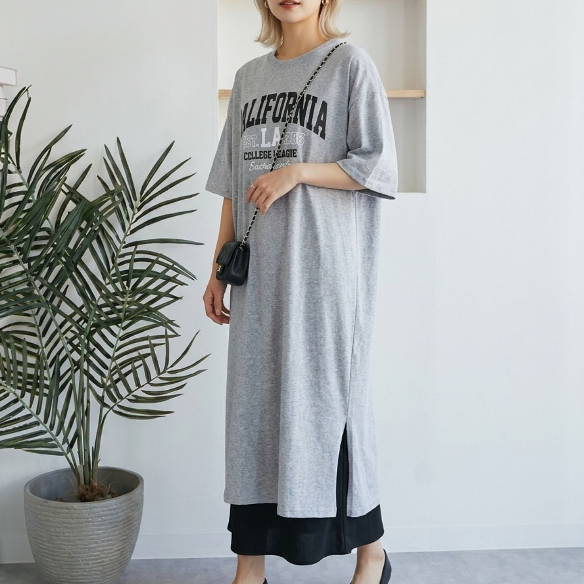 Dress/カレッジロゴマキシワンピース ST/No.22403