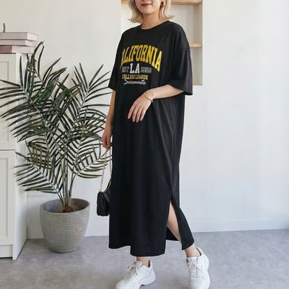 Dress/カレッジロゴマキシワンピース ST/No.22403