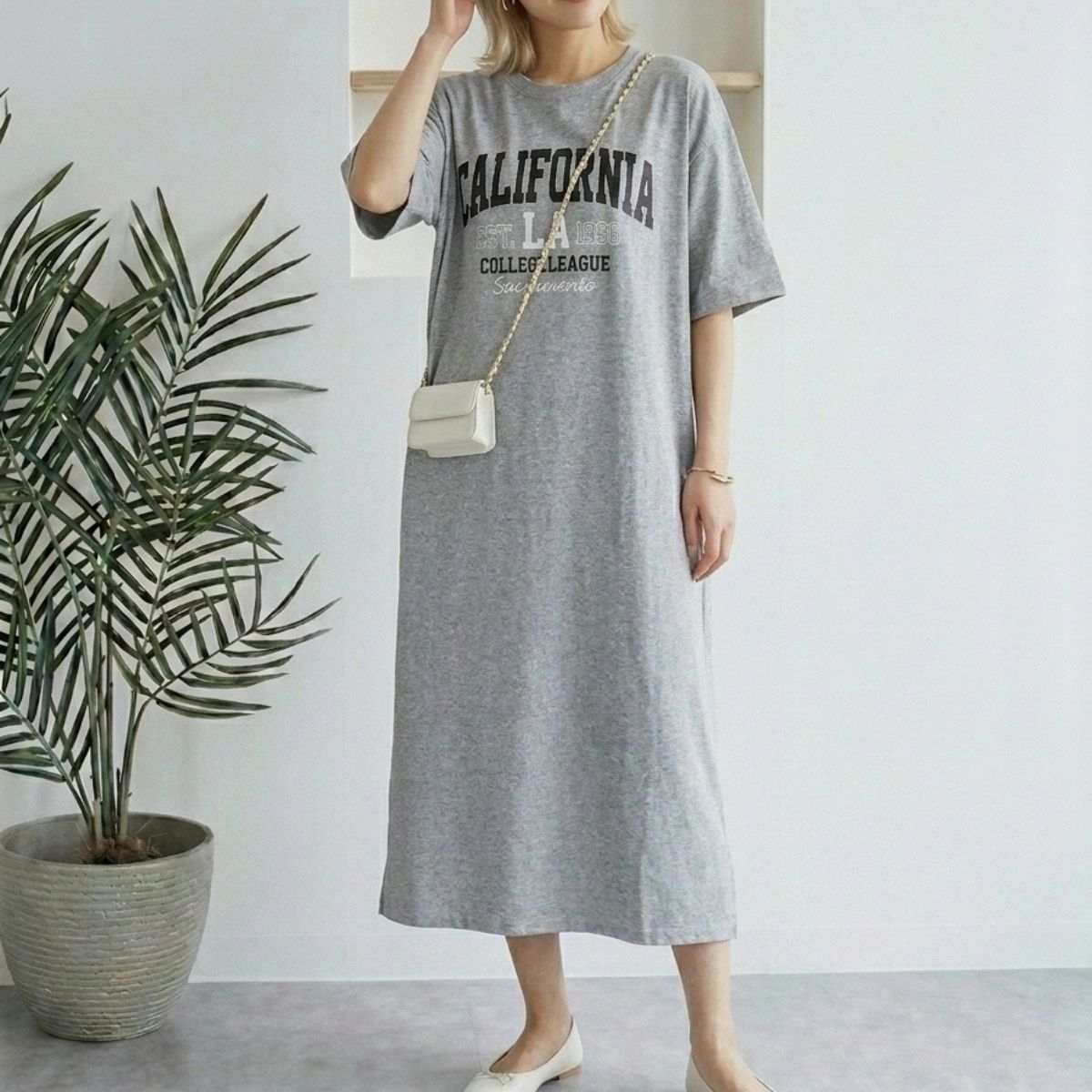 Dress/カレッジロゴマキシワンピース ST/No.22403 – Belle Ćie