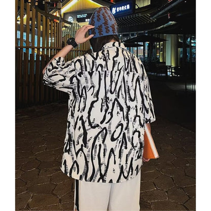 Shirts/オーバーサイズグラフィックシャツ ST/No.22404